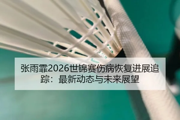 张雨霏2026世锦赛伤病恢复进展追踪：最新动态与未来展望